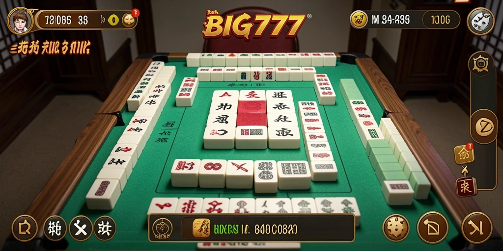 Screenshot utama BIG777 menampilkan gameplay Mahjong yang seru.