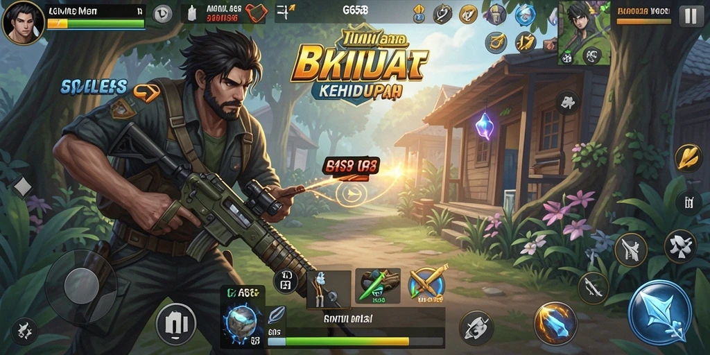Tampilan gameplay G668 yang menarik dan realistis.
