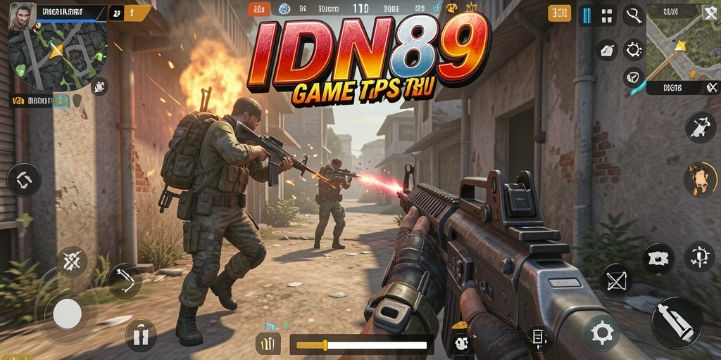 Tampilan gameplay mendebarkan dalam IDN89 dengan aksi seru.