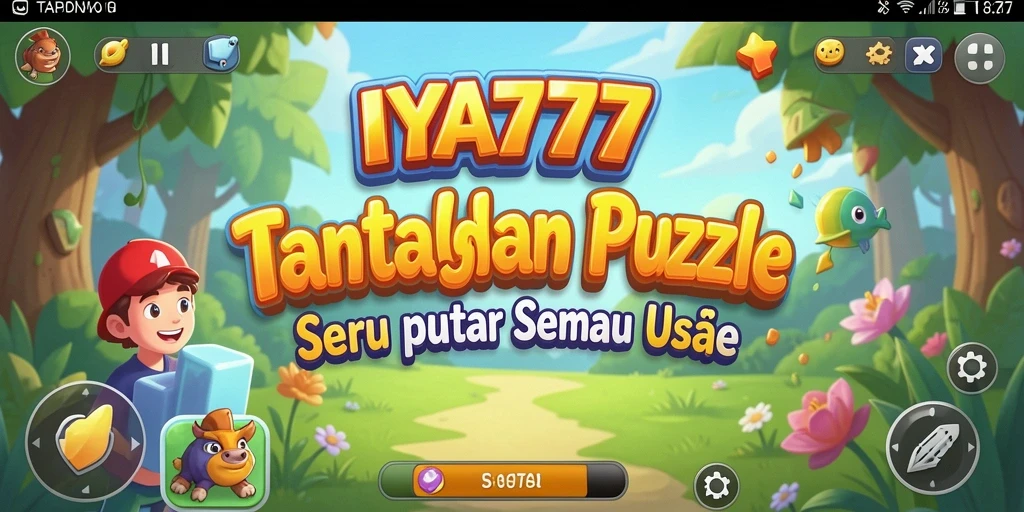Tampilan gameplay seru dari IYA777 dengan teka-teki menantang.