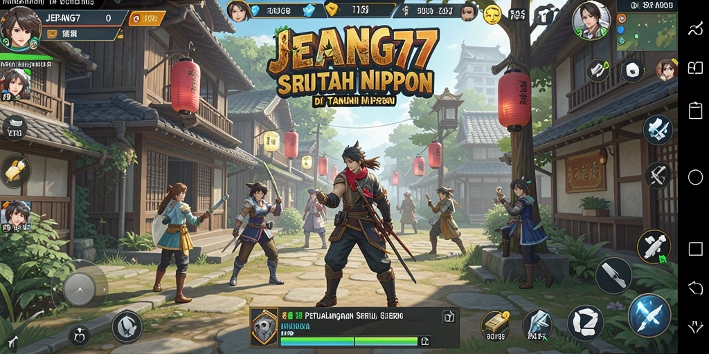 Screenshot gameplay JEPANG77 menunjukkan adegan petualangan yang menakjubkan.