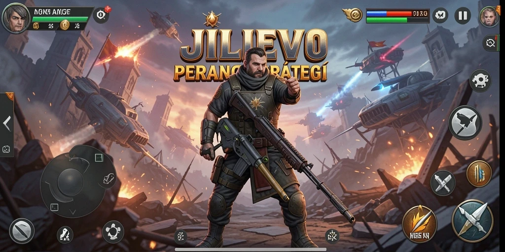 Tampilan gameplay menegangkan di <strong>JILIEVO</strong> saat pertempuran berlangsung.